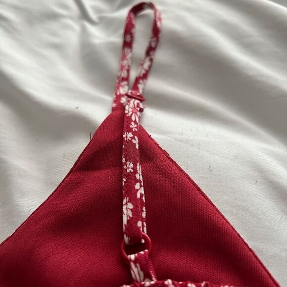 Francesca’s Monroe Ladder Trim Floral Tank Top Size XXS - Picture 7 of 10